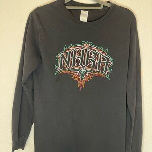 NHRA Gildan Black Graphic Long Sleeve Shirt